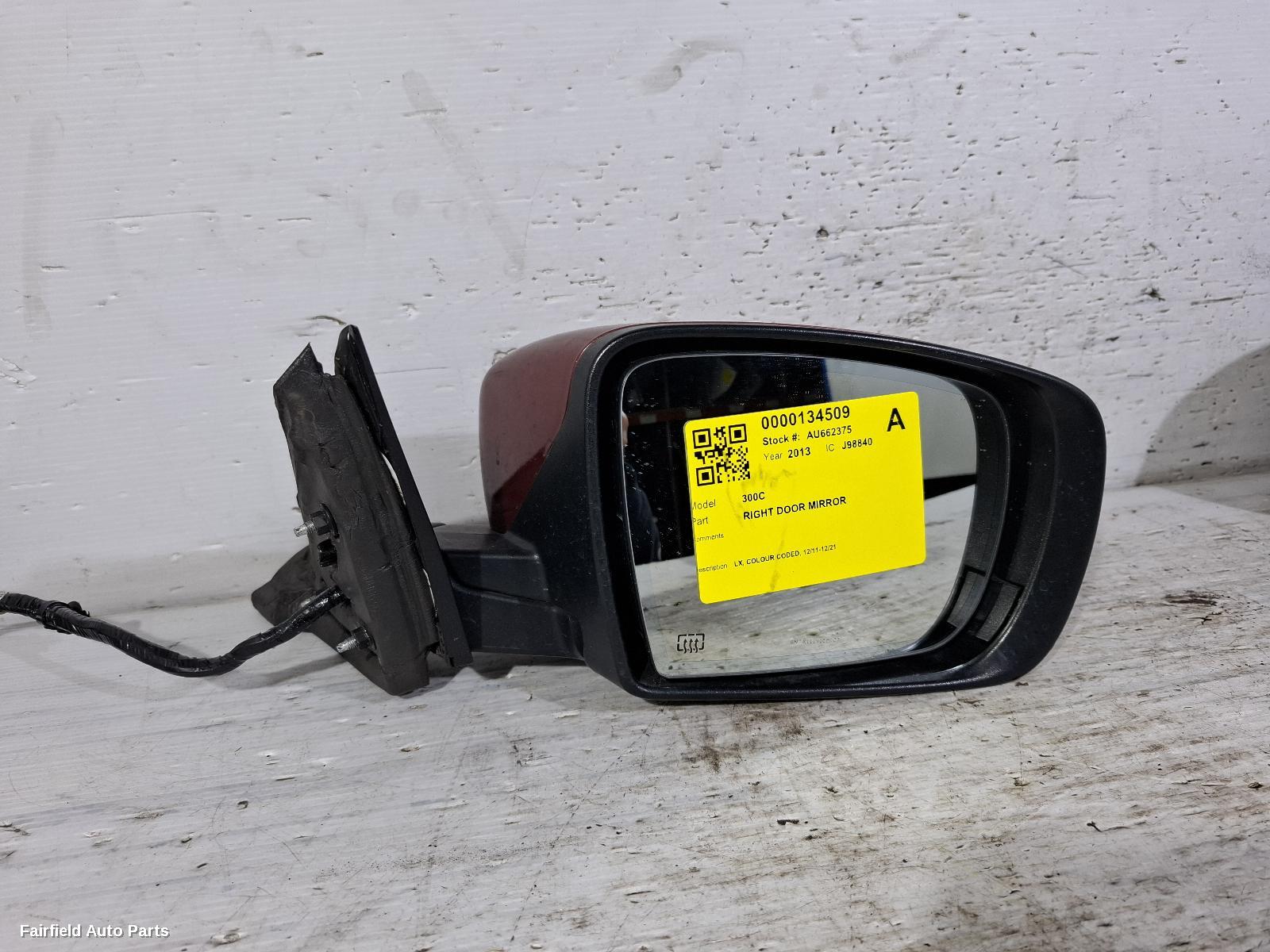 2011-2021 Chrysler 300c Right Door Mirror