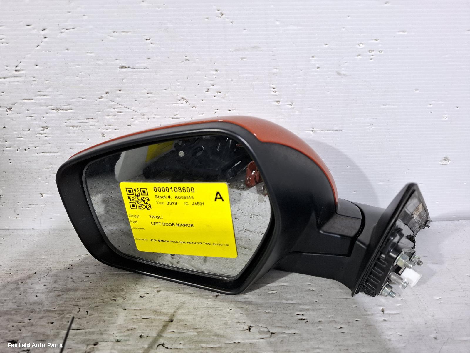 2015-2020 Ssangyong Tivoli Left Door Mirror