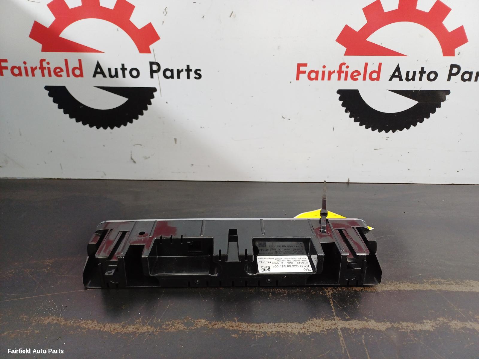 2018-2025 Mercedes A Class Heater Ac Controls