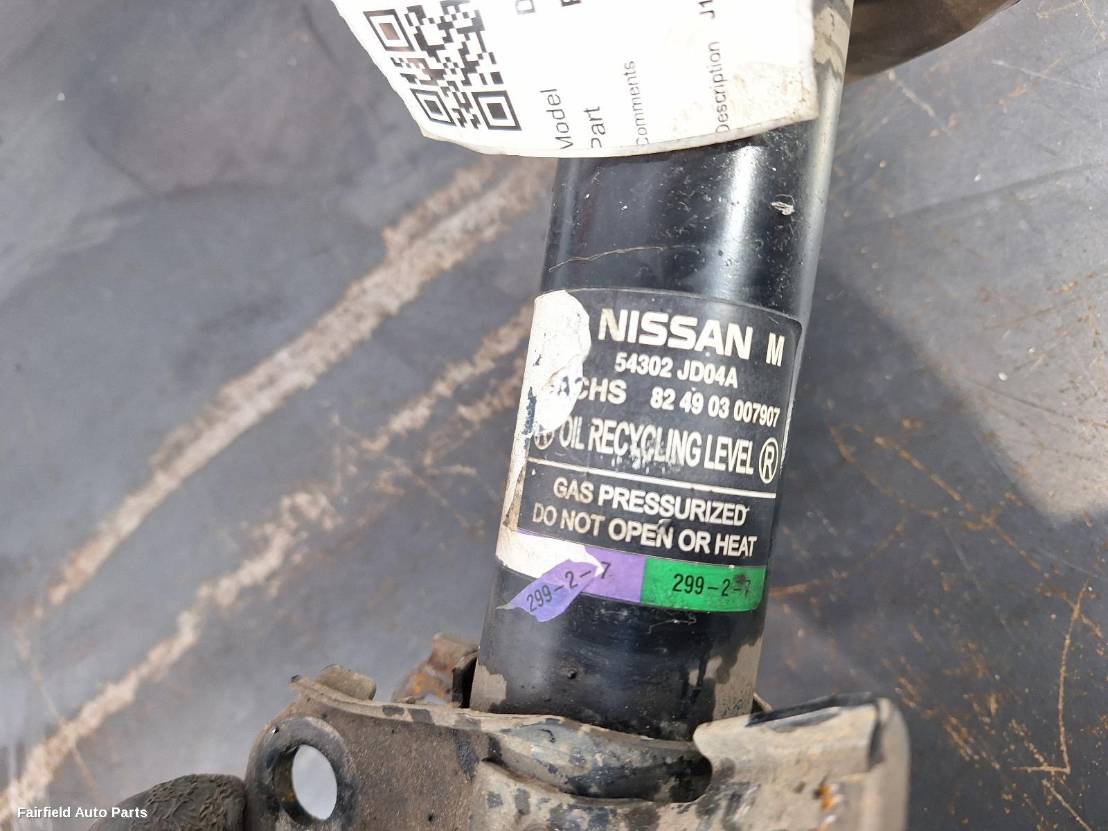 2007-2014 Nissan Dualis Right Front Strut