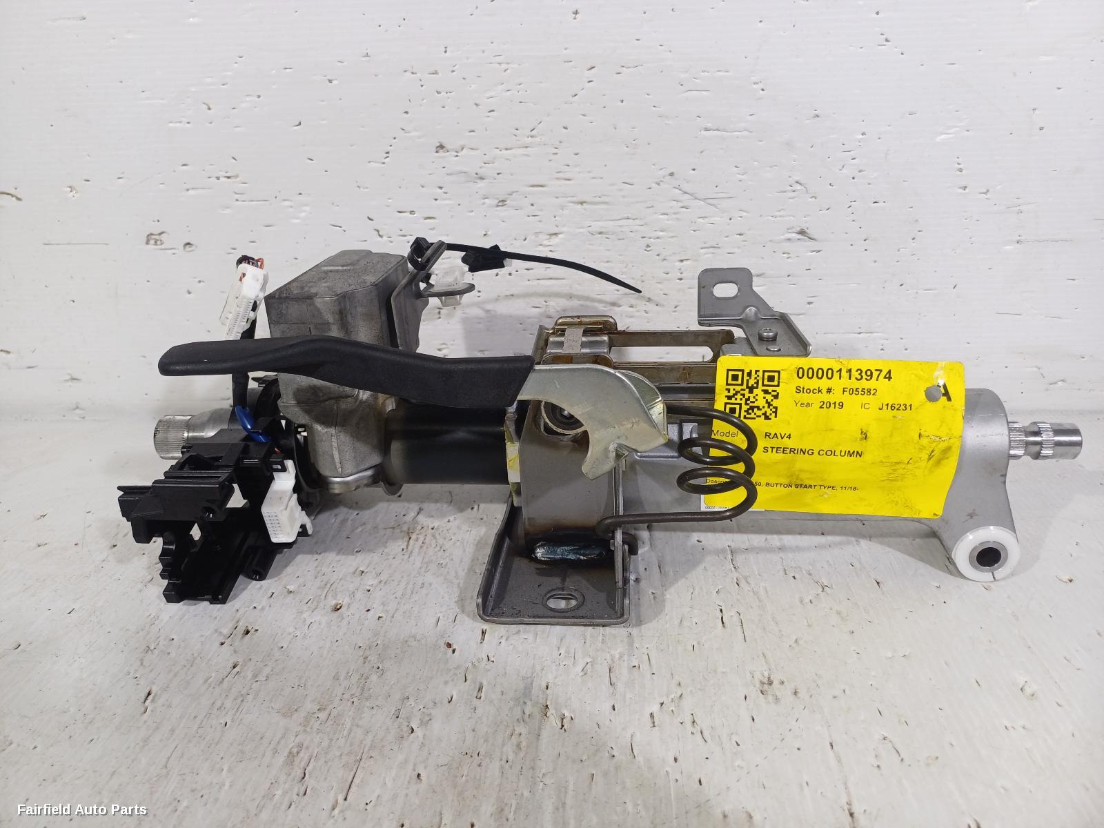 2018-2025 Toyota Rav4 Steering Column