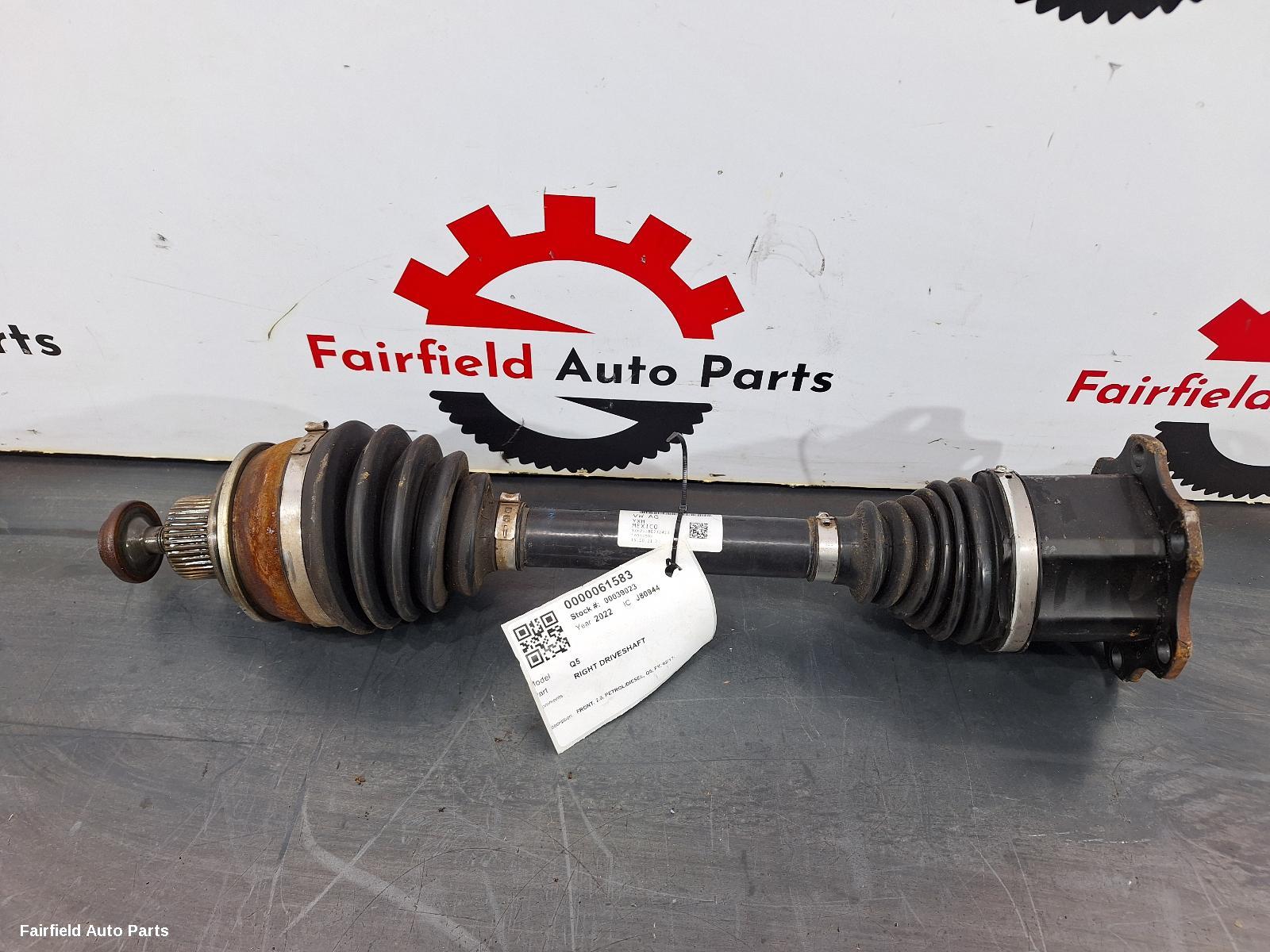 2017-2025 Audi Q5 Right Driveshaft