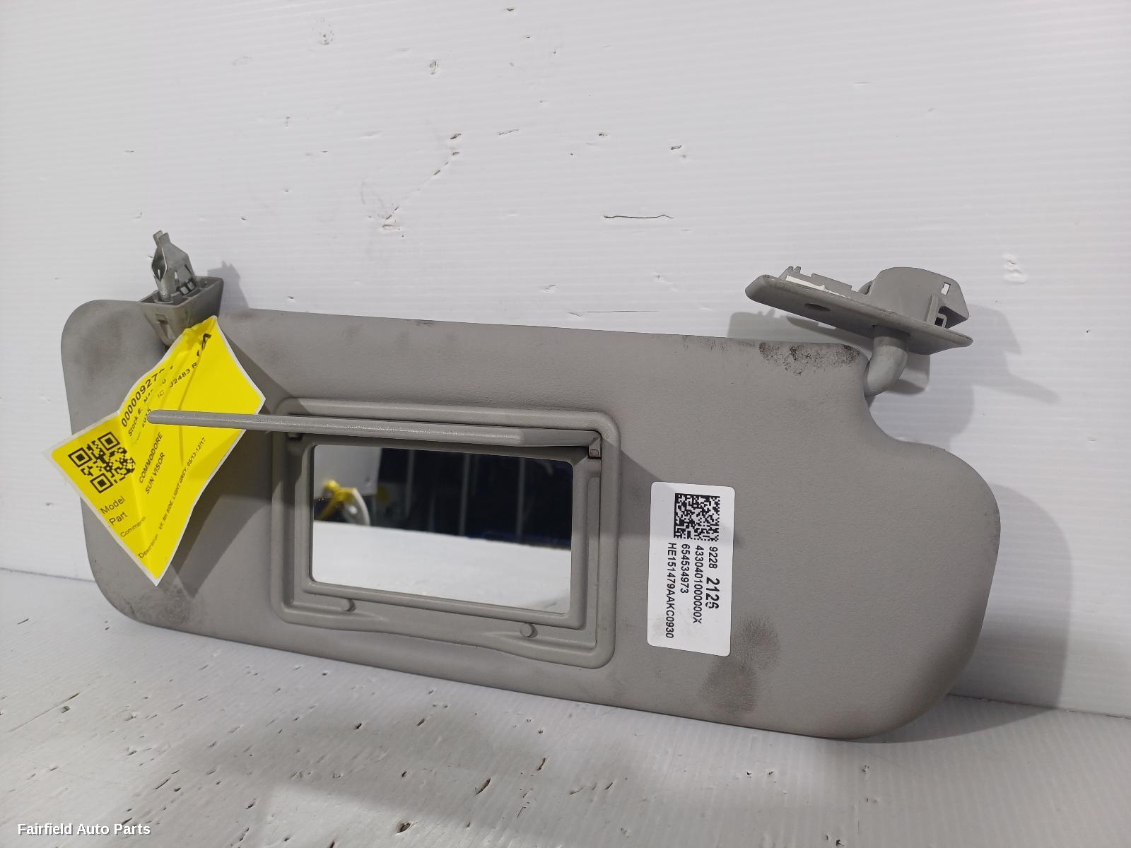 2013-2017 Holden Commodore Sunvisor