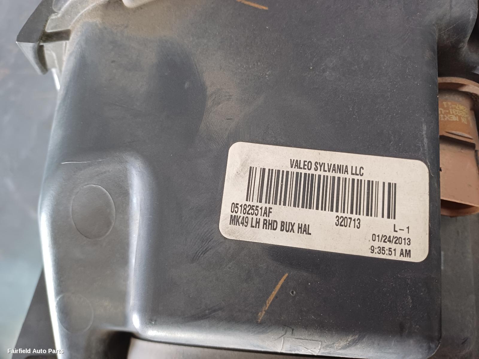 2011-2013 Jeep Compass Left Headlamp