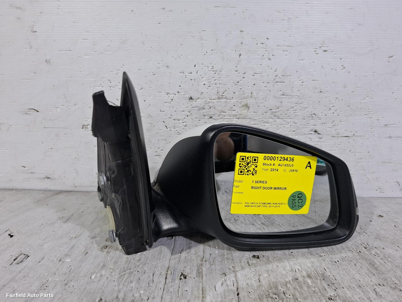 2011-2019 Bmw 1 Series Right Door Mirror