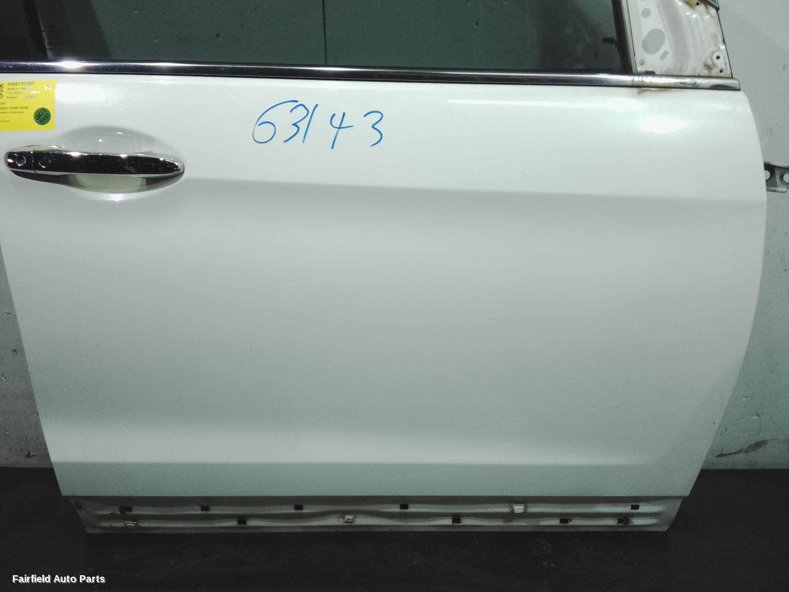 2012-2017 Honda Crv Right Front Door