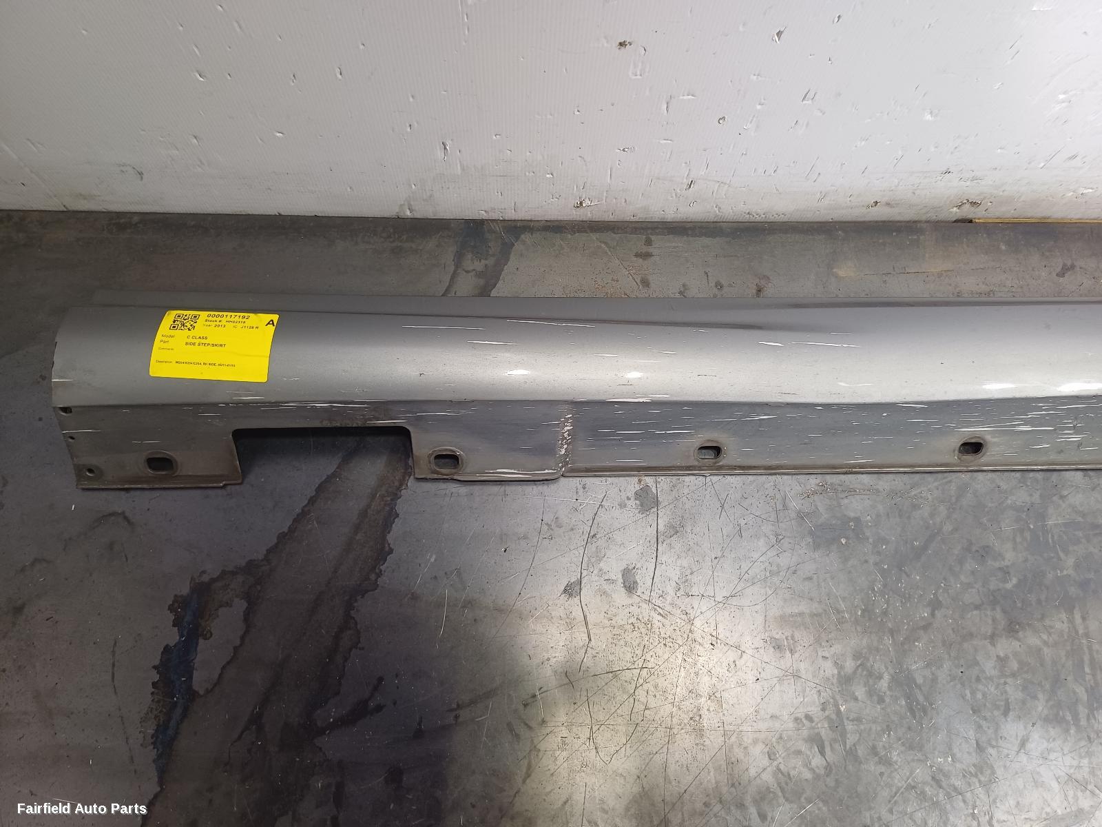 2011-2015 Mercedes C Class Side Step Skirt