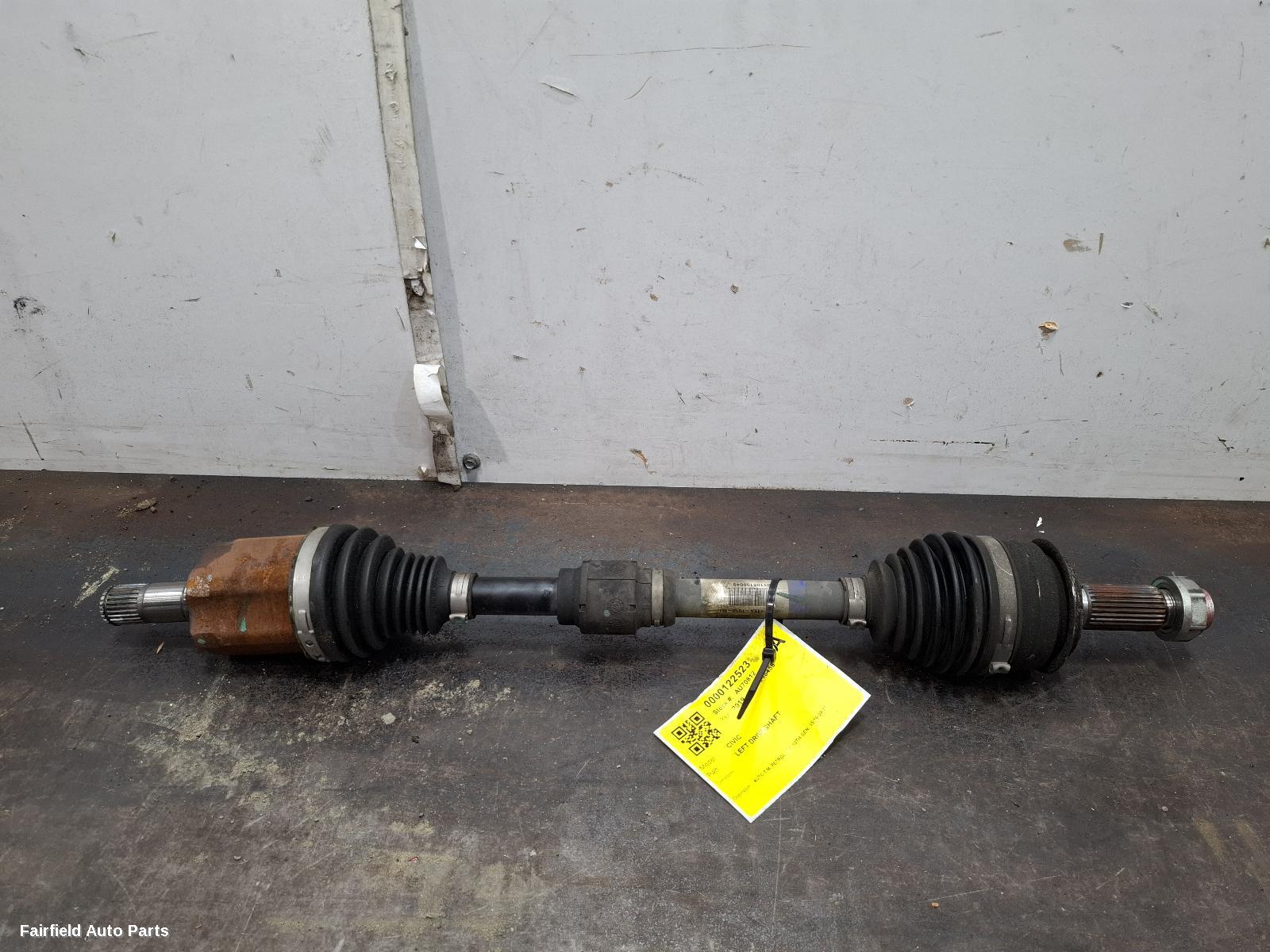 2016-2021 Honda Civic Left Driveshaft