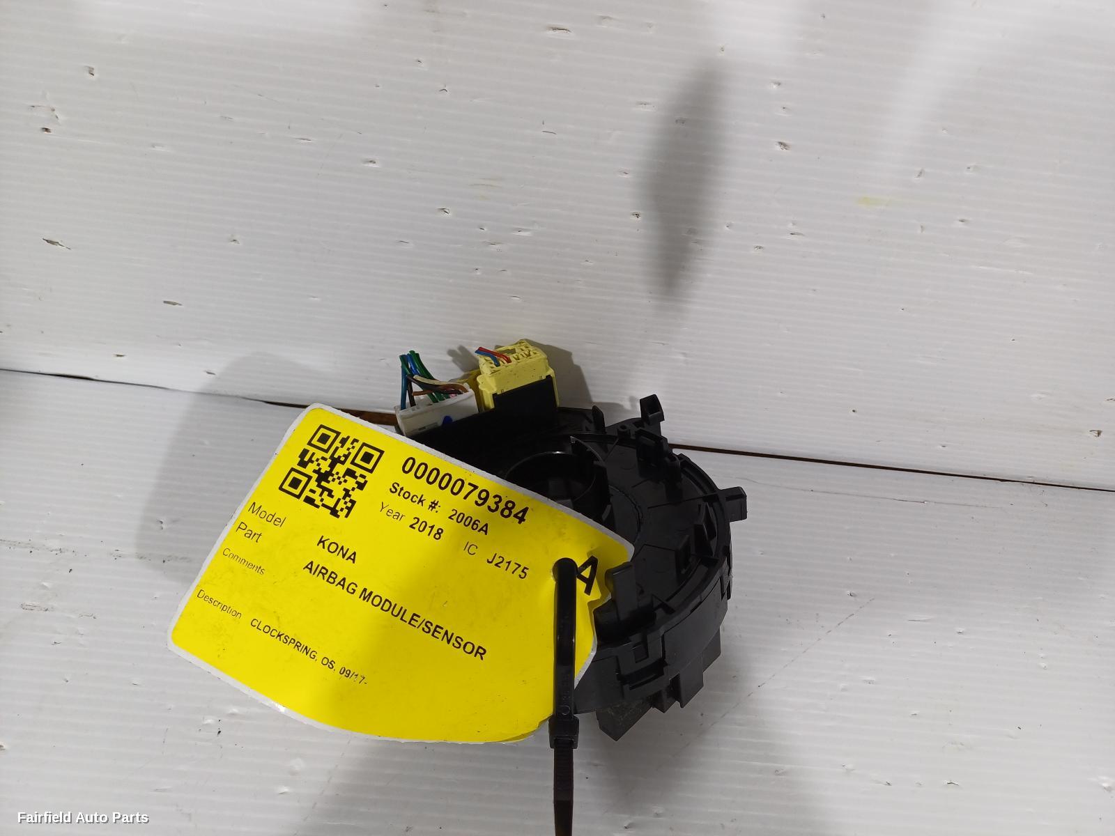 2017-2023 Hyundai Kona Airbag Module Sensor