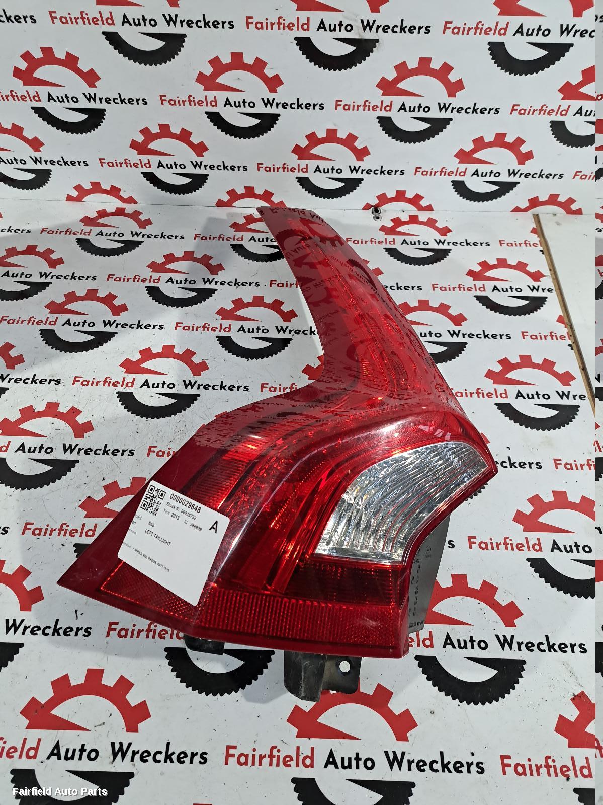 2011-2018 Volvo S60/v60 Left Taillight