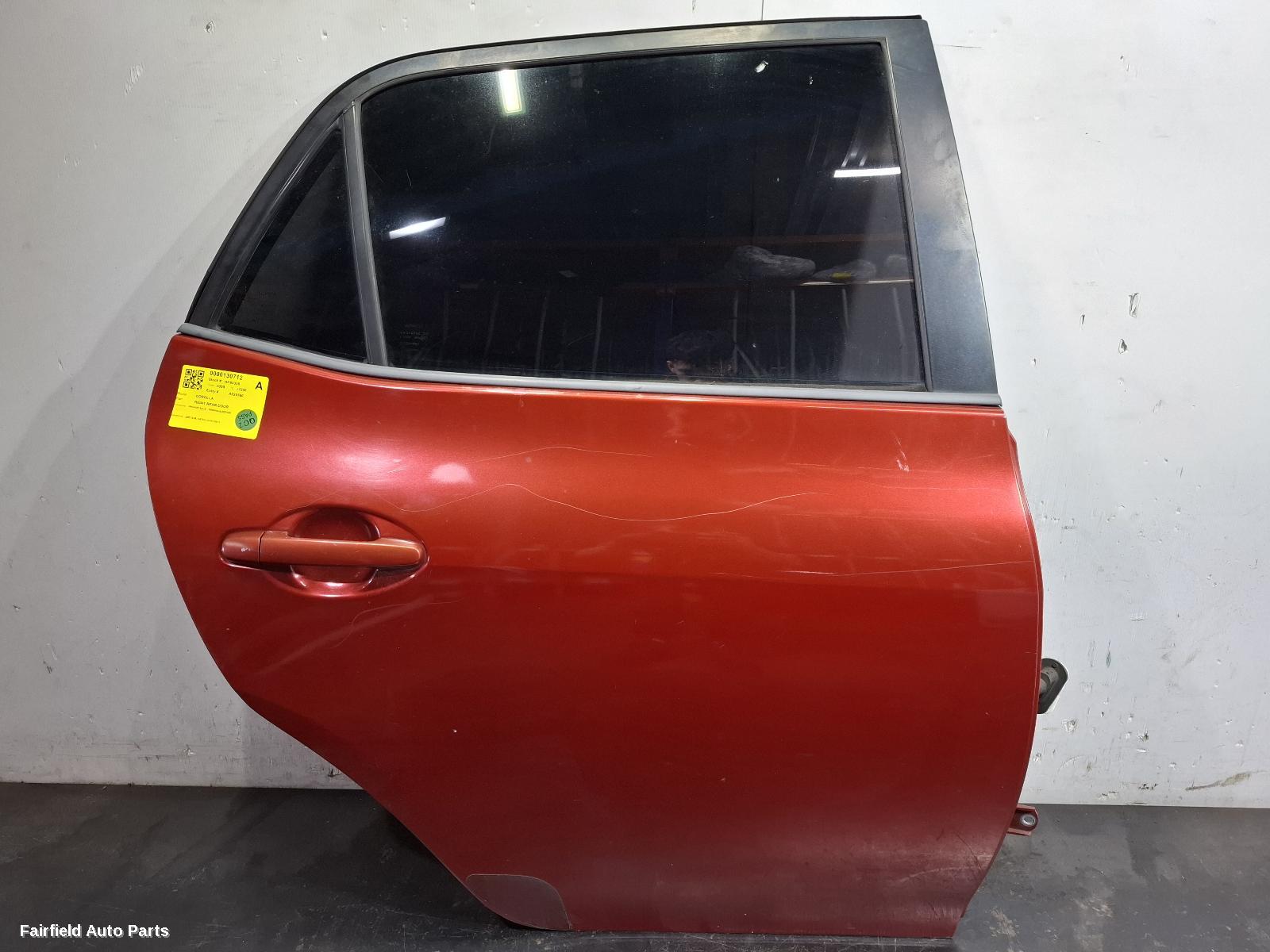 2007-2012 Toyota Corolla Right Rear Door Sliding