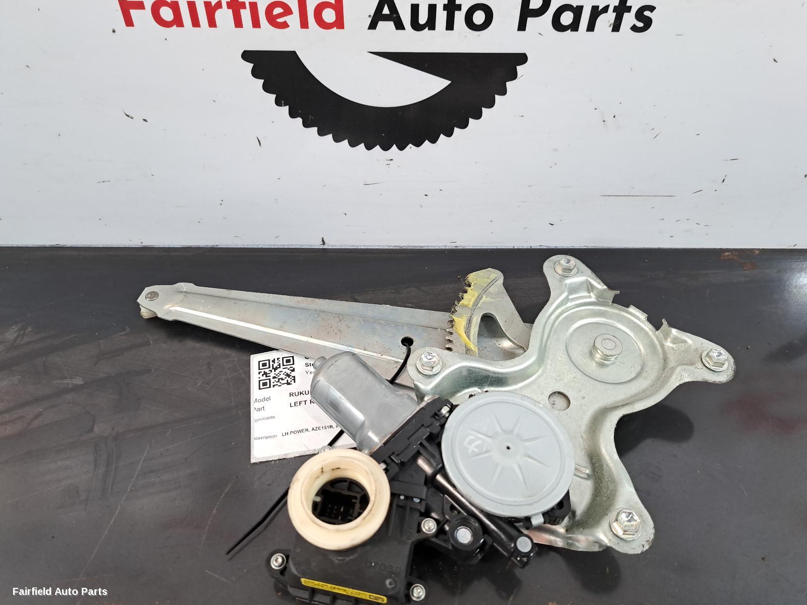2007-2015 Toyota Rukus Left Rear Wnd Reg Motor