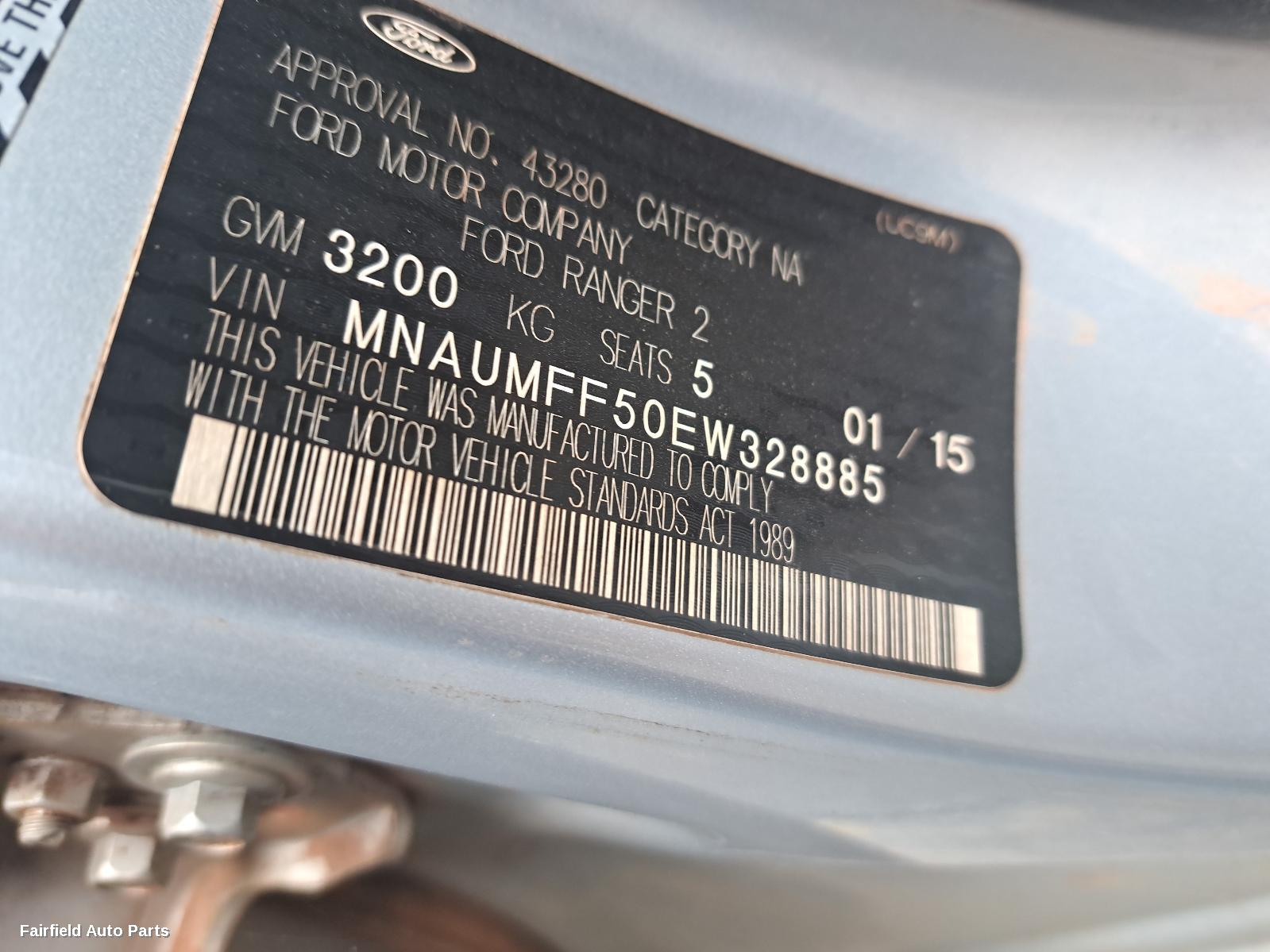 2011-2015 Ford Ranger Airbag Module Sensor