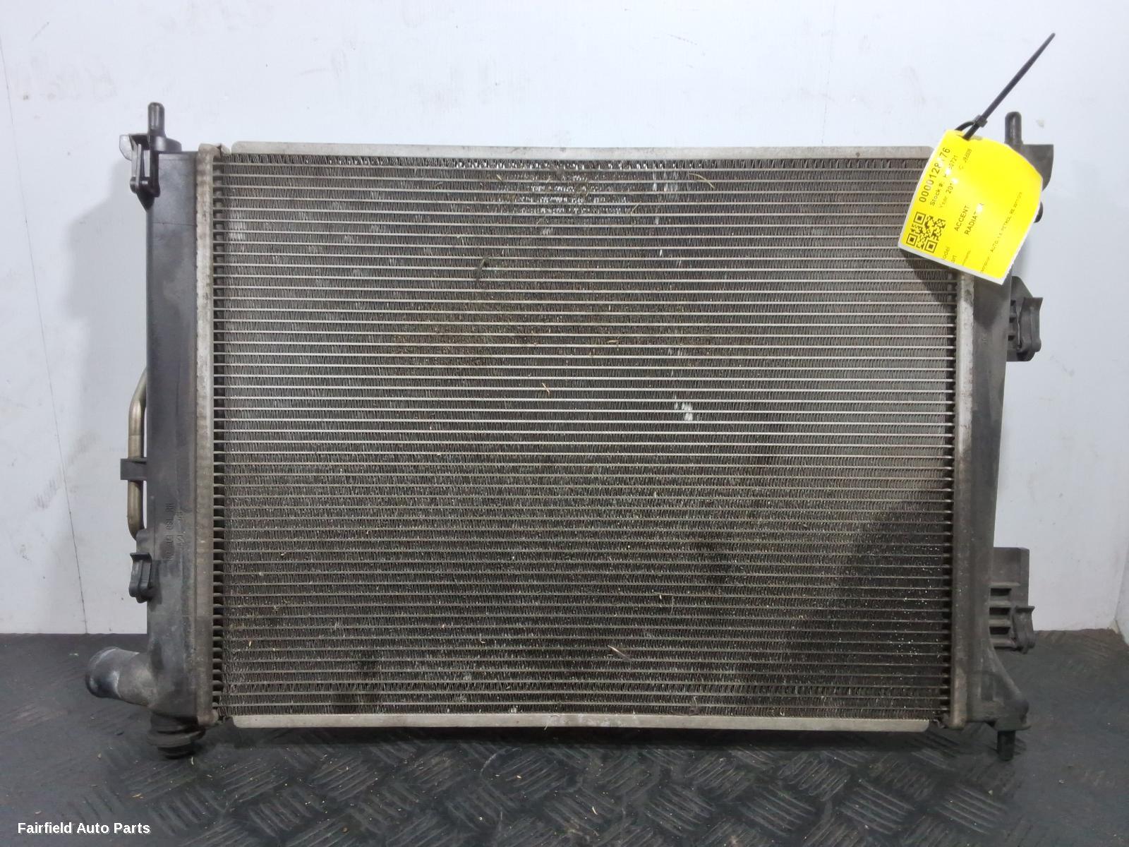 2011-2019 Hyundai Accent Radiator