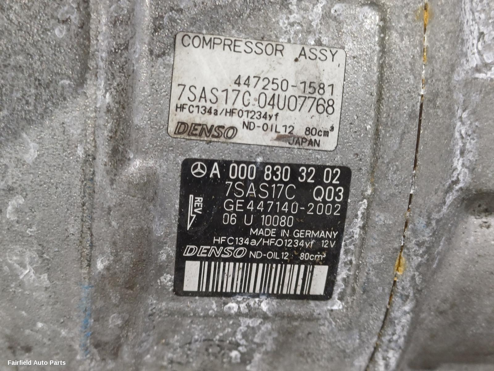 2016-2023 Mercedes Glc Class A C Compressor