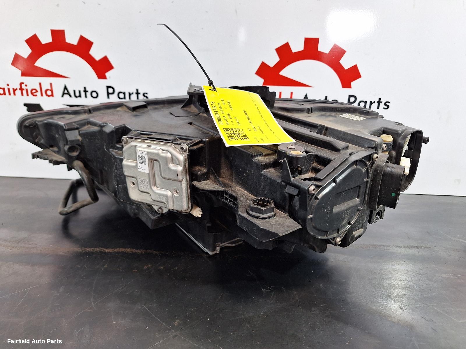2016-2020 Audi A3 Right Headlamp