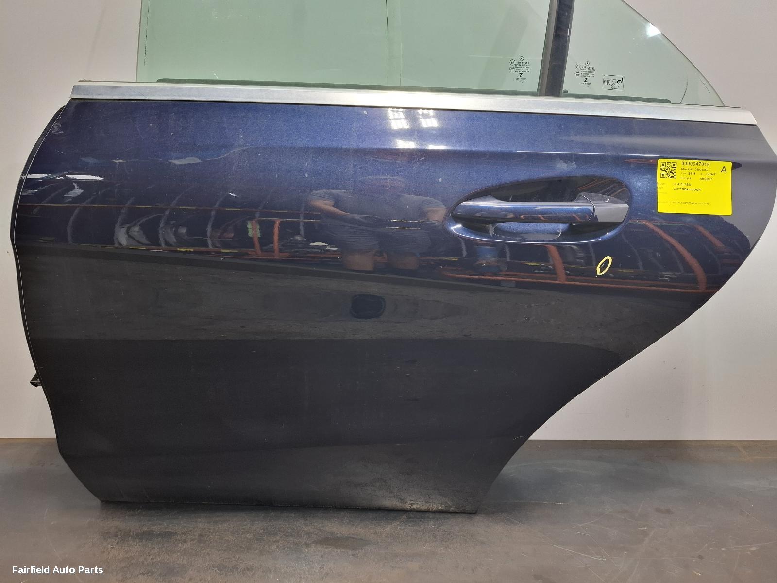 2013-2019 Mercedes Cla Class Left Rear Door Sliding