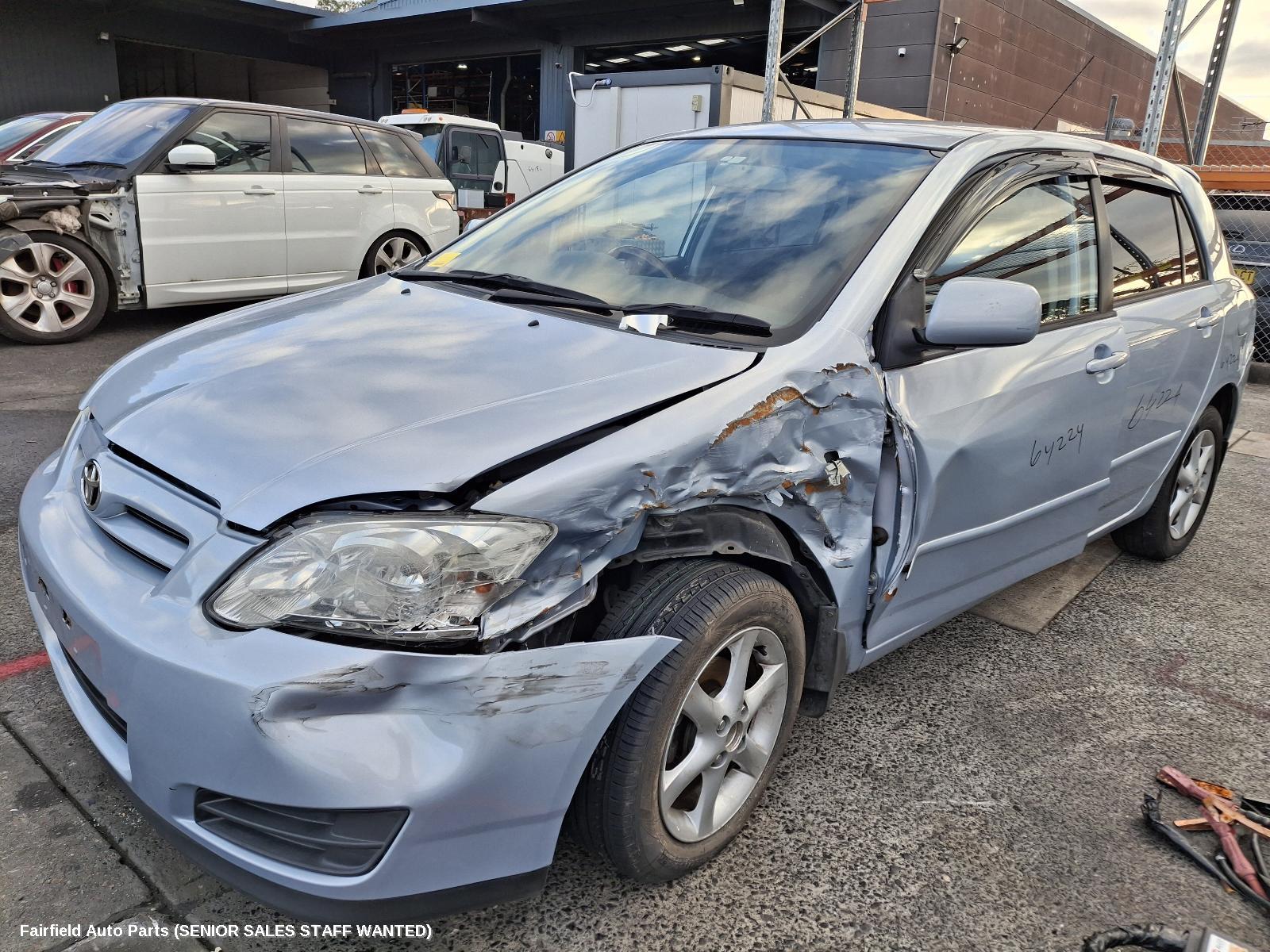 2001-2007 Toyota Corolla Right Rear Door Sliding