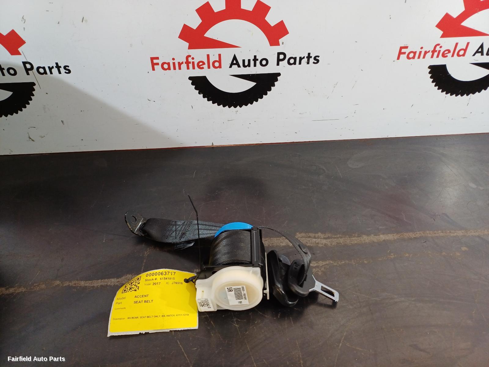 2011-2019 Hyundai Accent Seatbelt Stalk