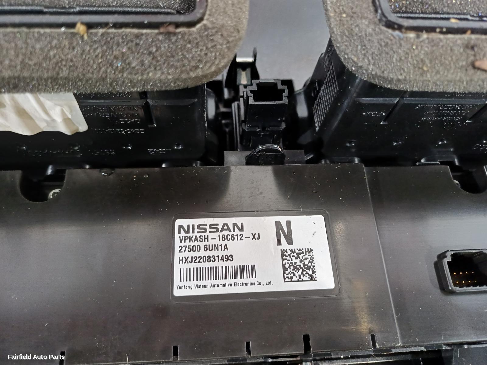 2022-2025 Nissan Qashqai Heater Ac Controls
