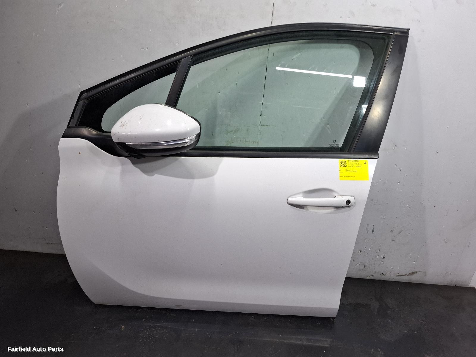 2012-2018 Peugeot 208 Left Front Door