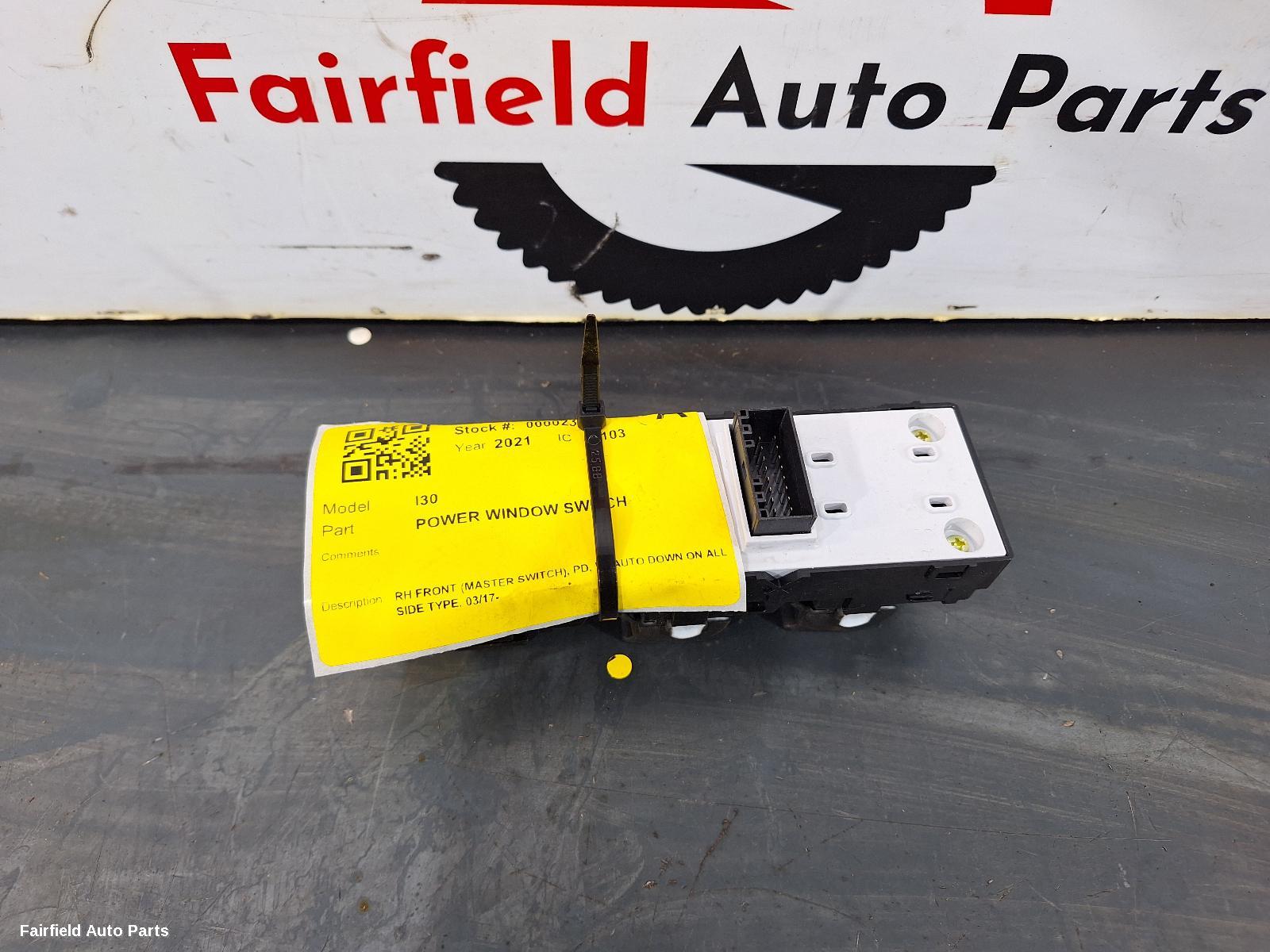 2017-2023 Hyundai I30 Pwr Dr Wind Switch