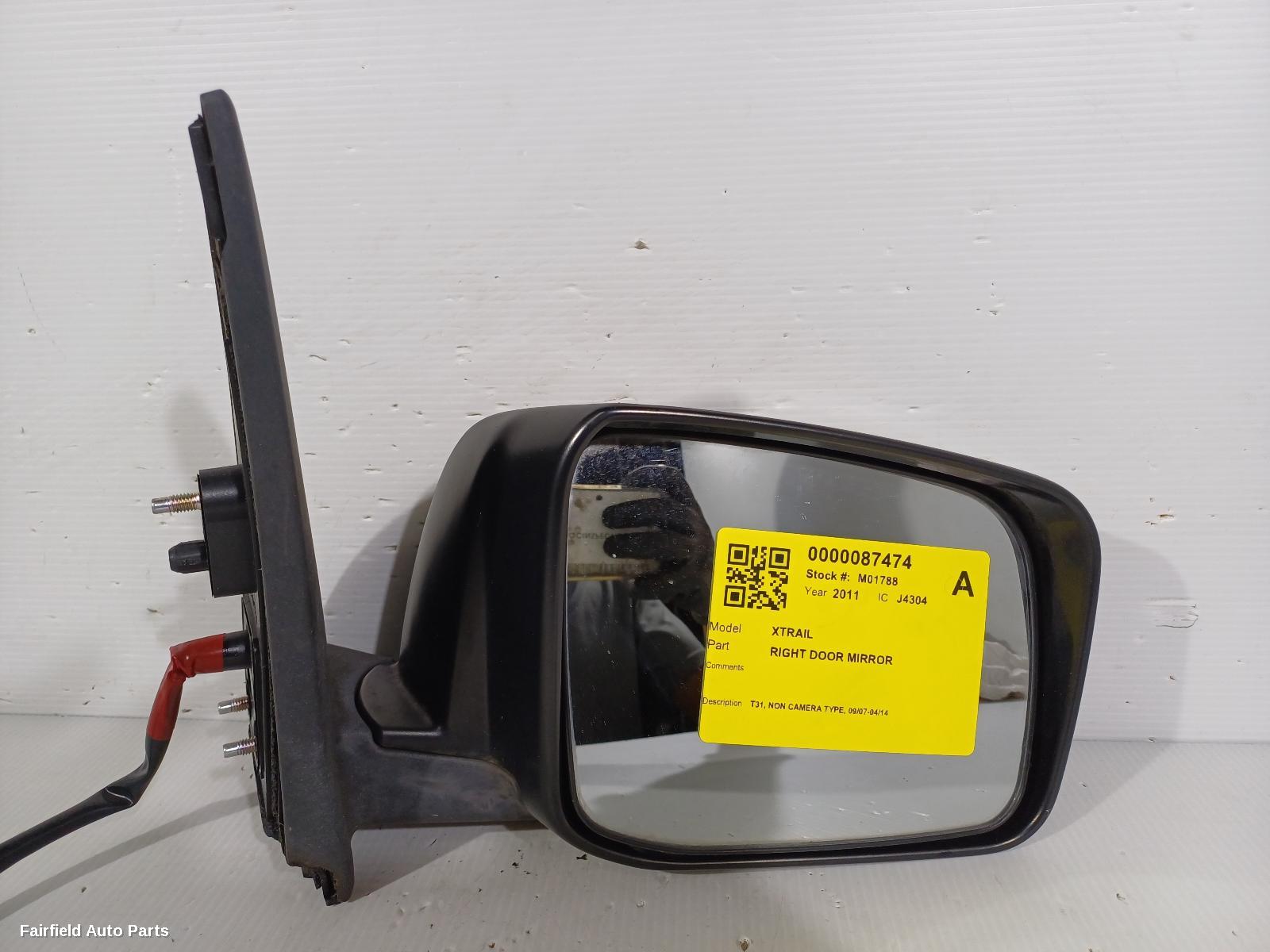 2007-2014 Nissan Xtrail Right Door Mirror