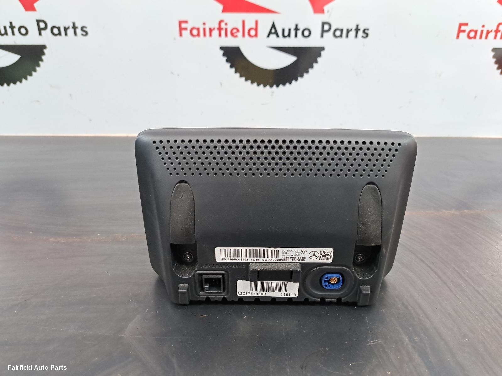 2012-2015 Mercedes A Class Radio Cd Dvd Sat Tv