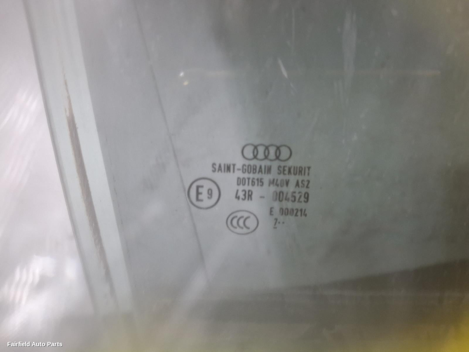 2017-2020 Audi Q5 Right Rear Door Window