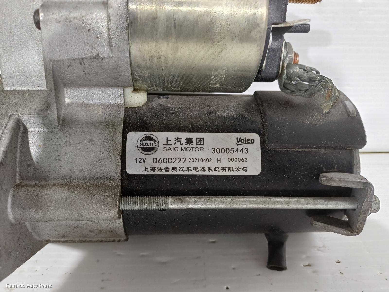 2017-2024 Mg Zs Starter