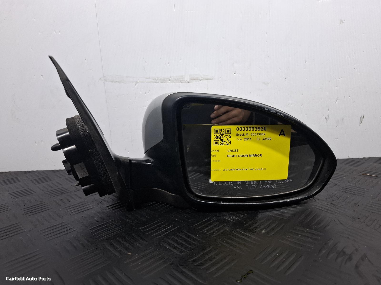 2009-2017 Holden Cruze Right Door Mirror