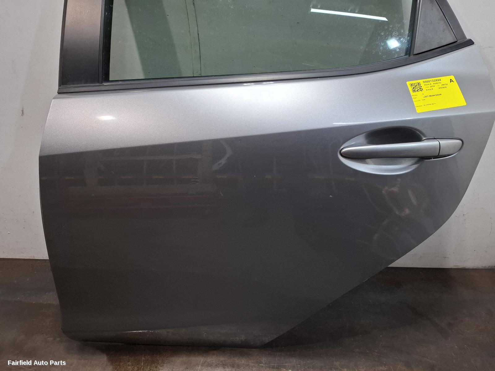 2007-2014 Mazda 2 Left Rear Door Sliding