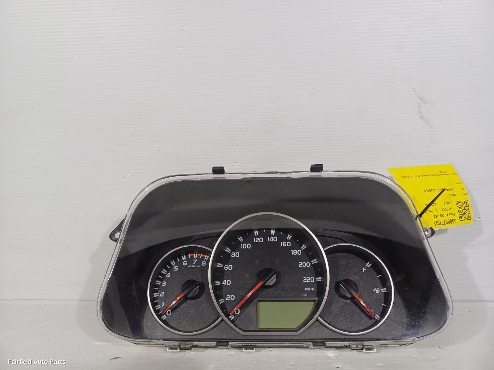 2015-2018 Toyota Rav4 Instrument Cluster