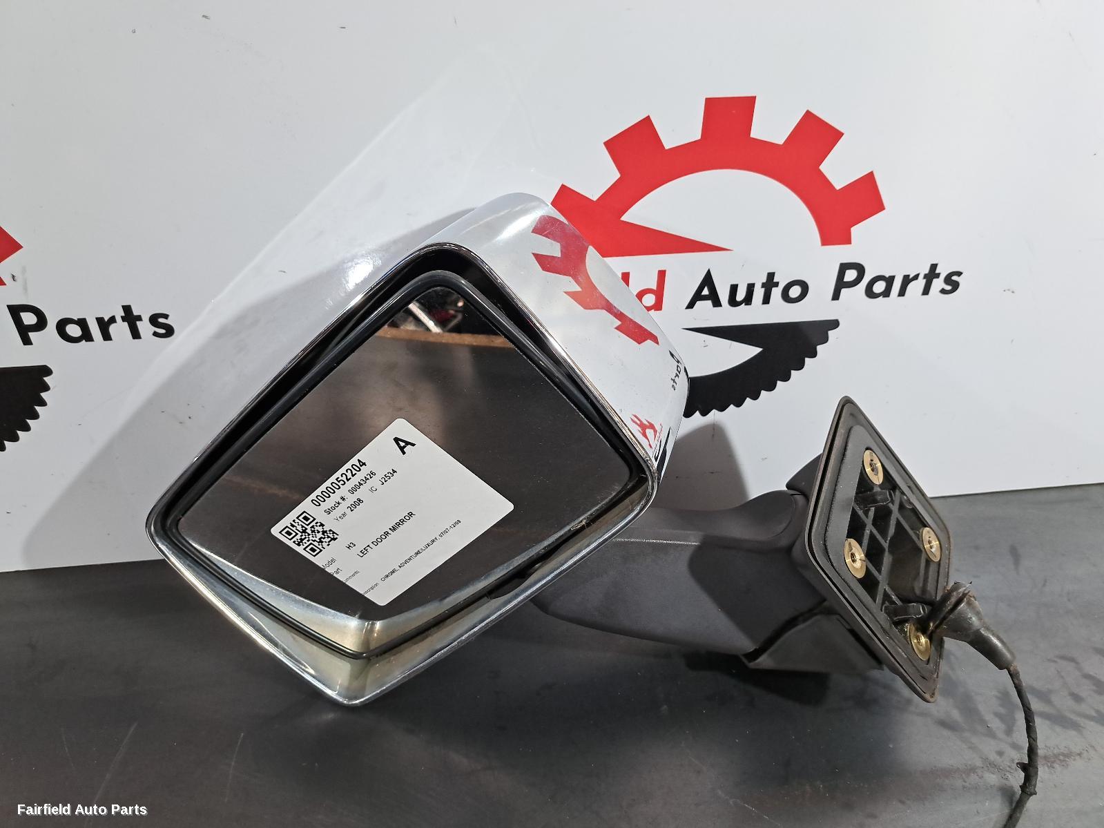 2007-2009 Hummer H3 Left Door Mirror
