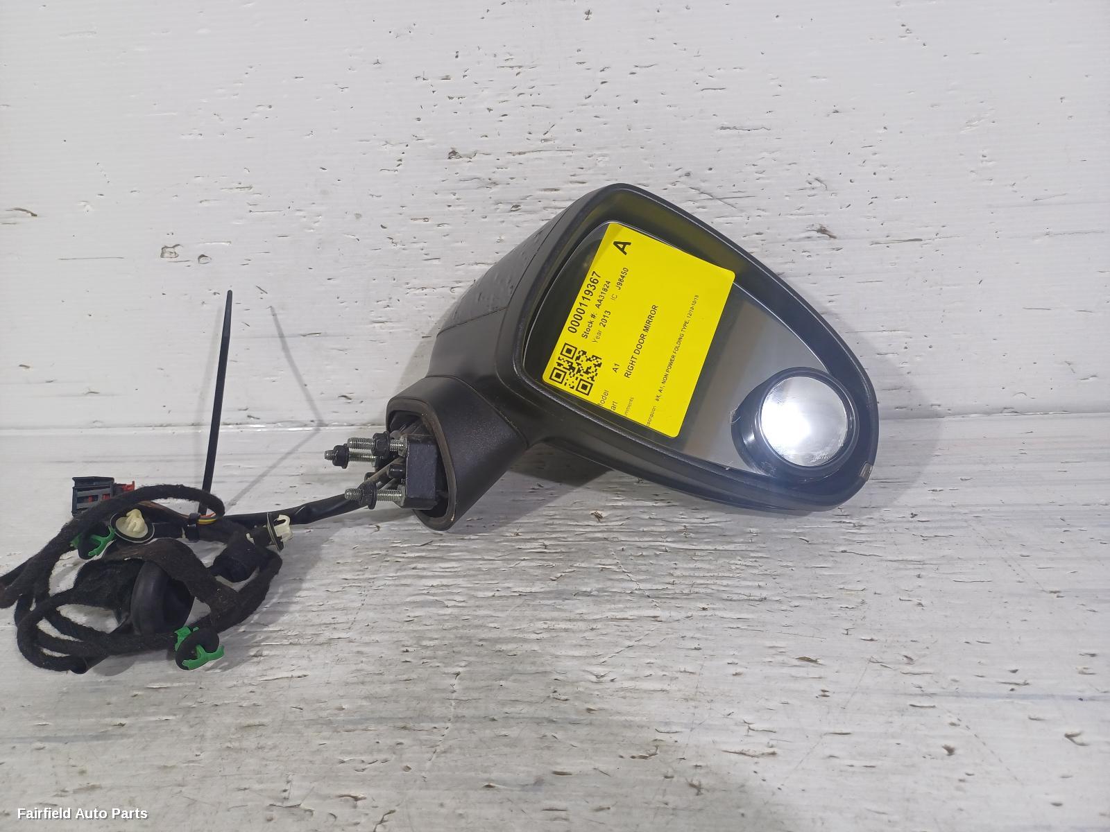 2010-2018 Audi A1 Right Door Mirror