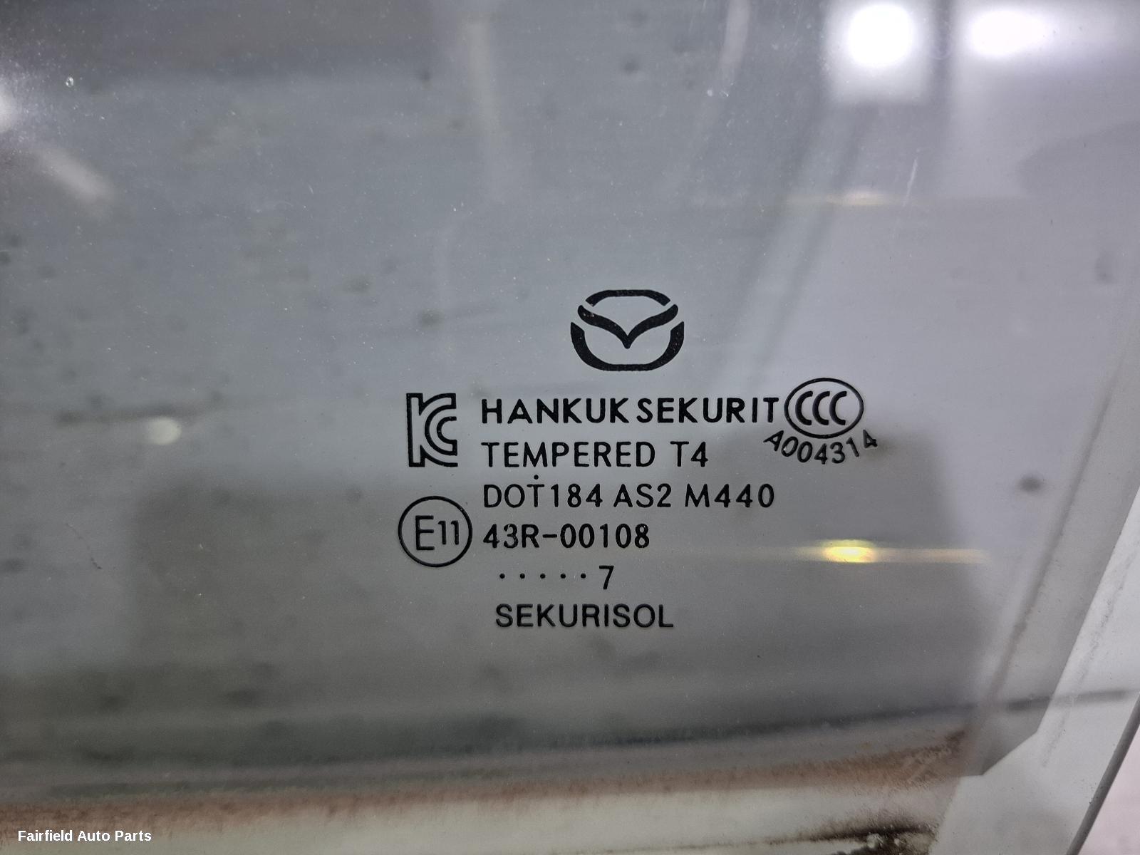 2013-2019 Mazda 3 Left Front Door Window