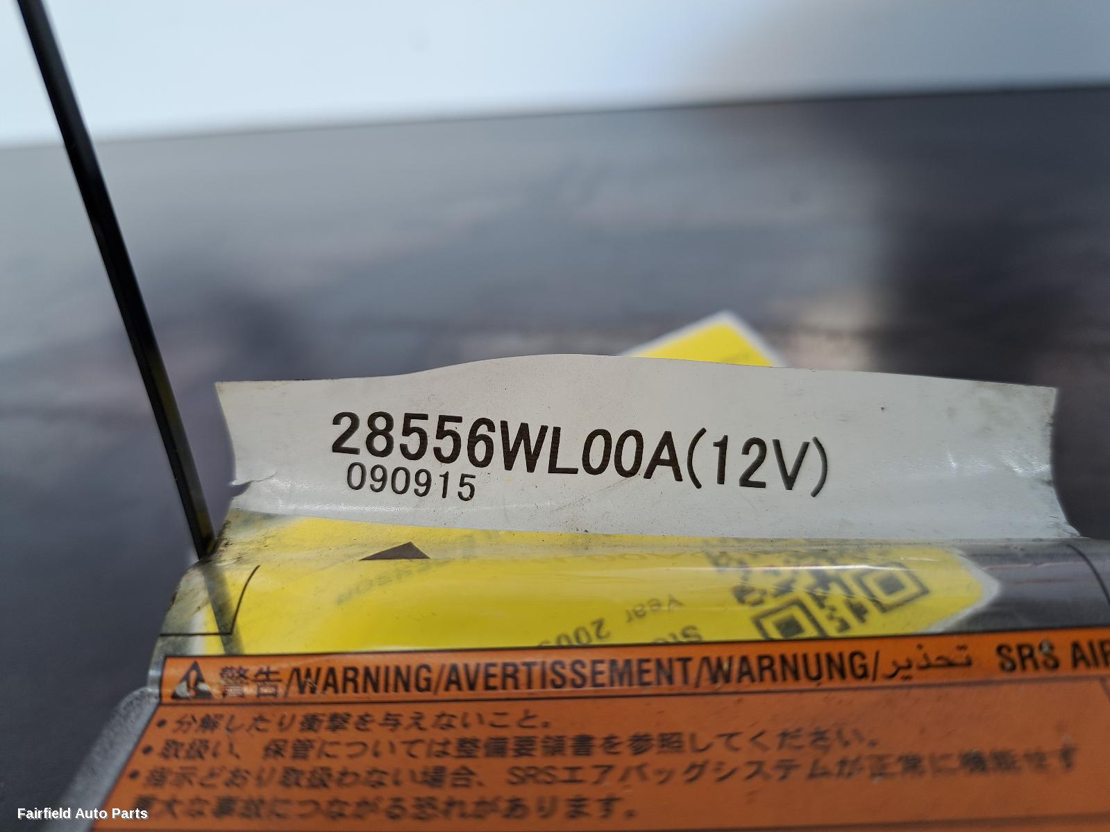 2002-2010 Nissan Elgrand Airbag Module Sensor