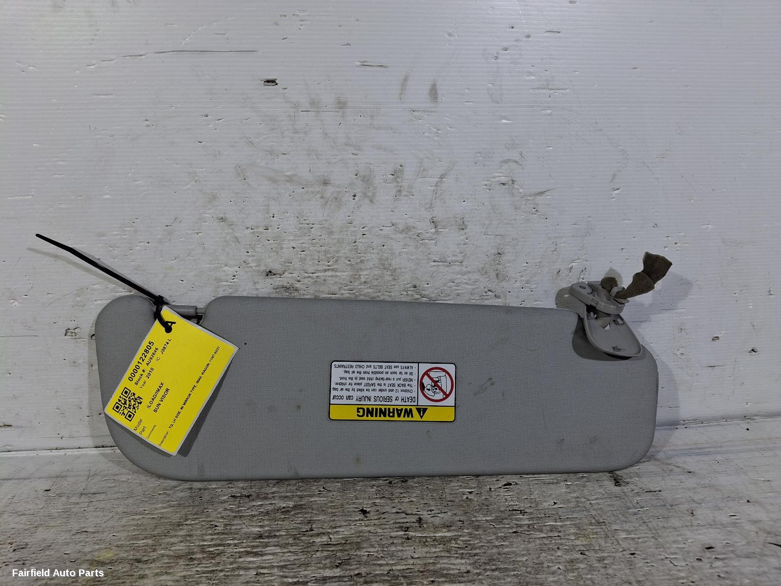 2007-2021 Hyundai Iload/imax Sunvisor
