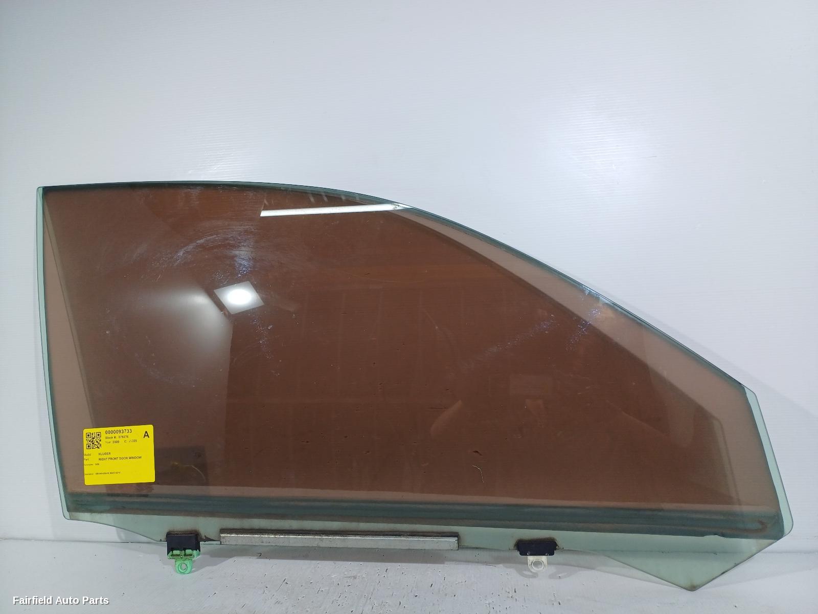 2007-2014 Toyota Kluger Right Front Door Window
