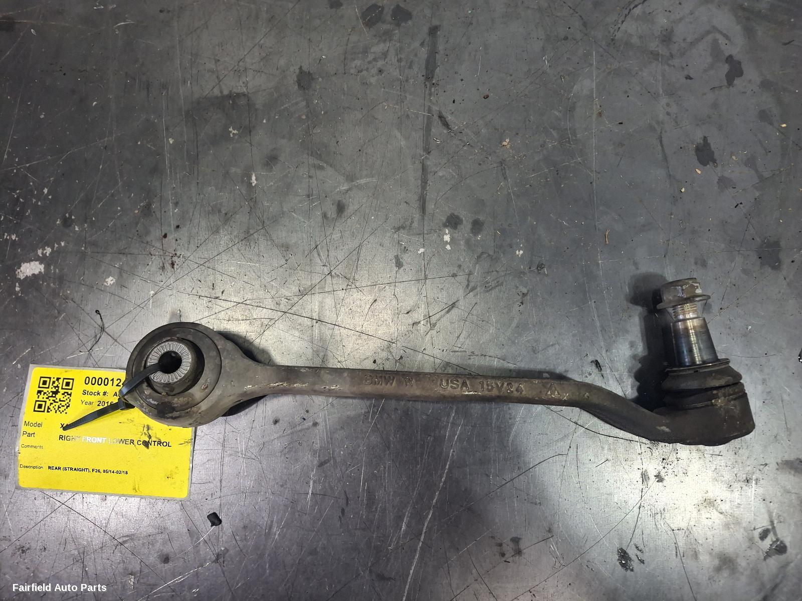 2014-2018 Bmw X4 Right Front Lower Control Arm