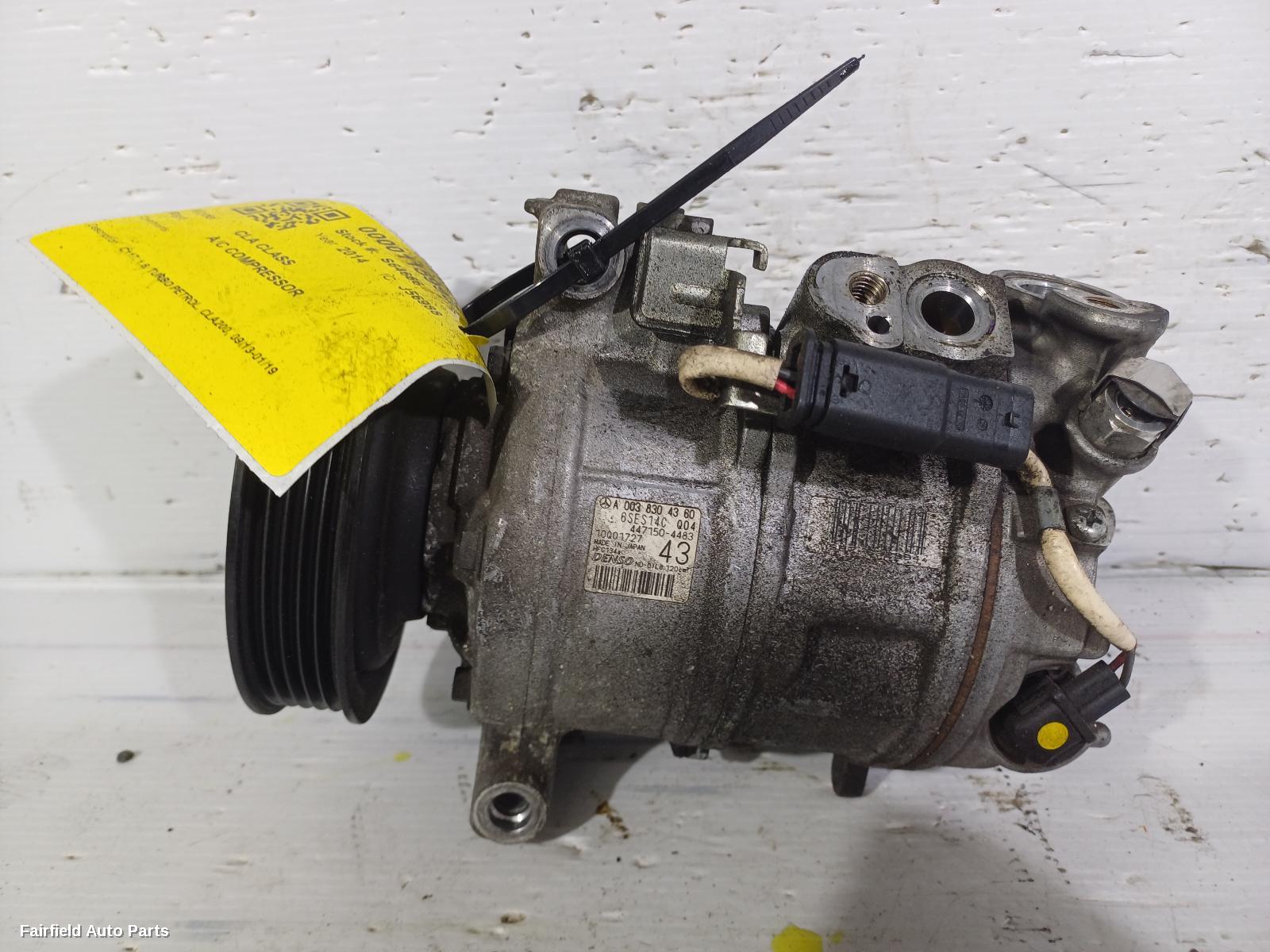 2013-2019 Mercedes Cla Class A C Compressor
