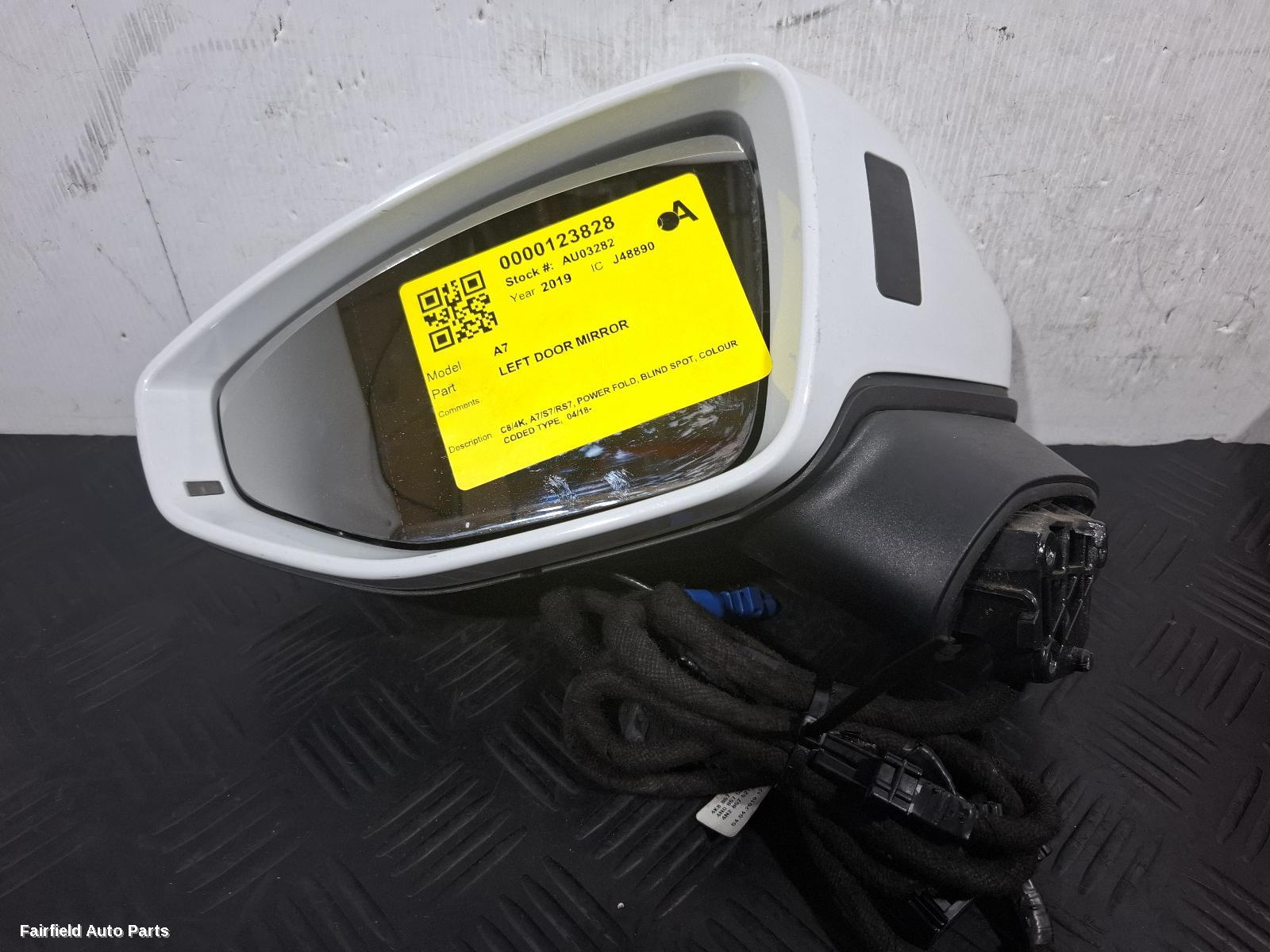 2018-2023 Audi A7 Left Door Mirror