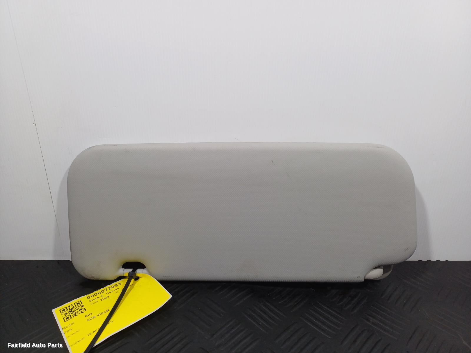2016-2023 Kia Rio Sunvisor