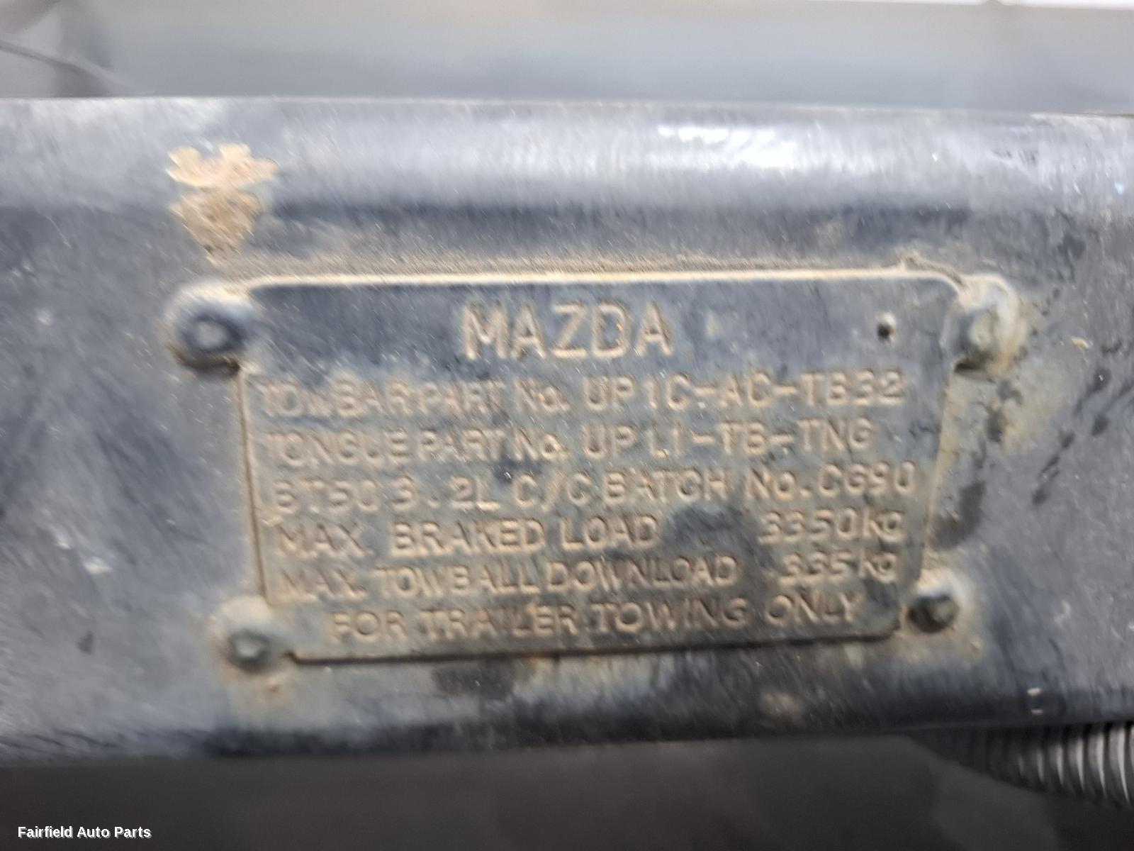 2011-2015 Mazda Bt50 Towbar