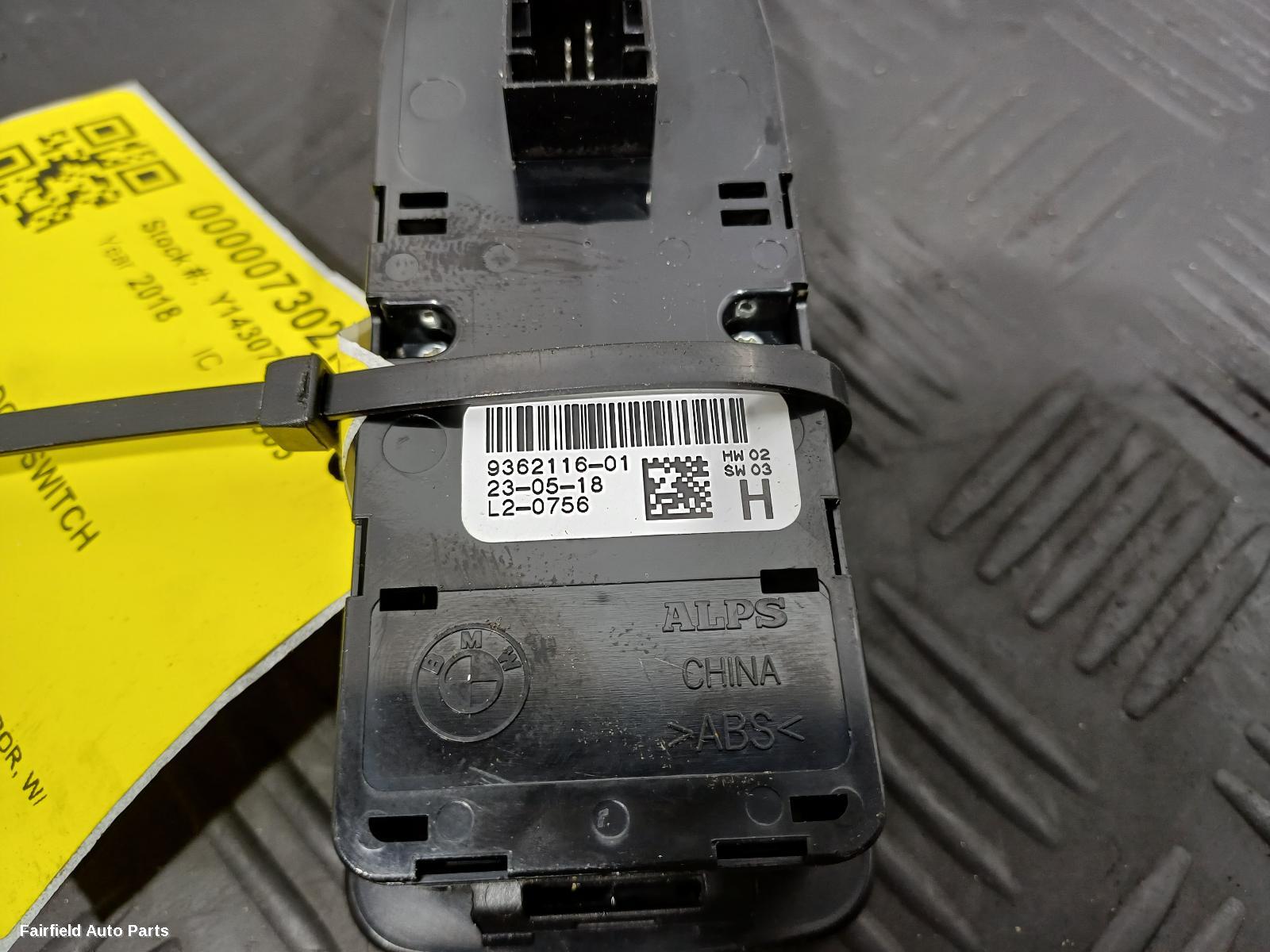 2015-2022 Bmw X1 Pwr Dr Wind Switch