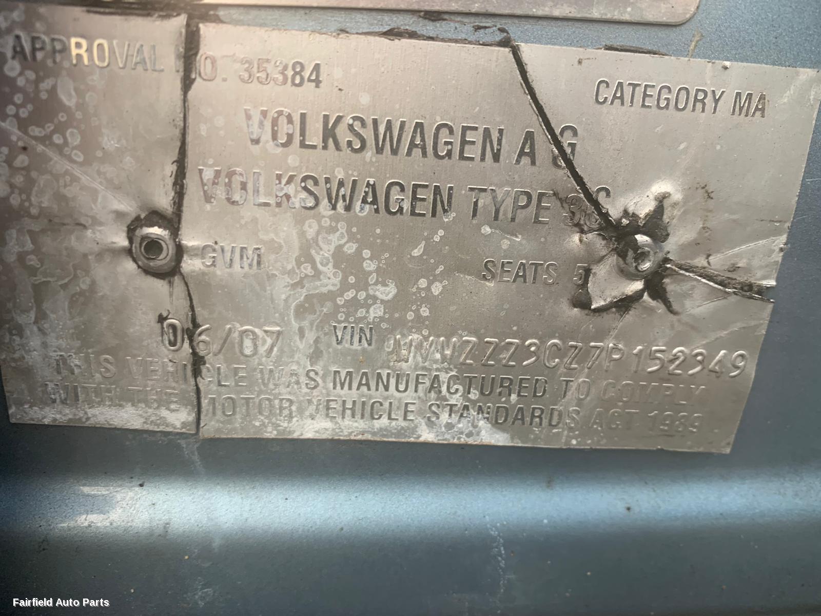 2006-2010 Volkswagen Passat Bonnet