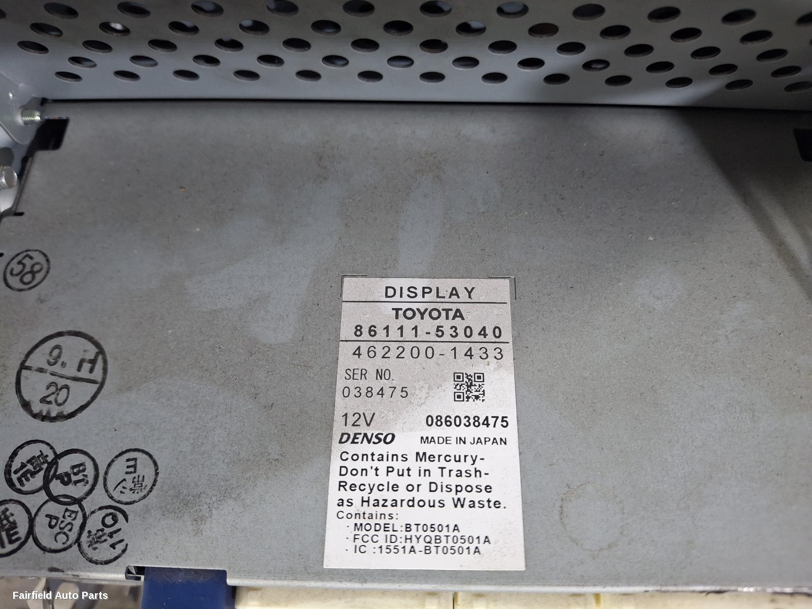 2005-2014 Lexus Is250/is250c Heater Ac Controls