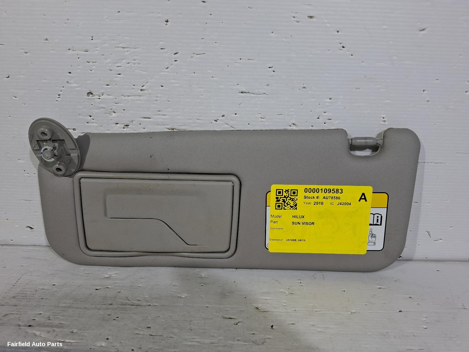 2015-2025 Toyota Hilux Sunvisor
