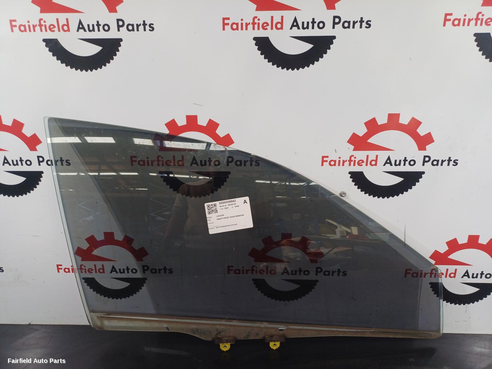 2002-2008 Mitsubishi Lancer Right Front Door Window