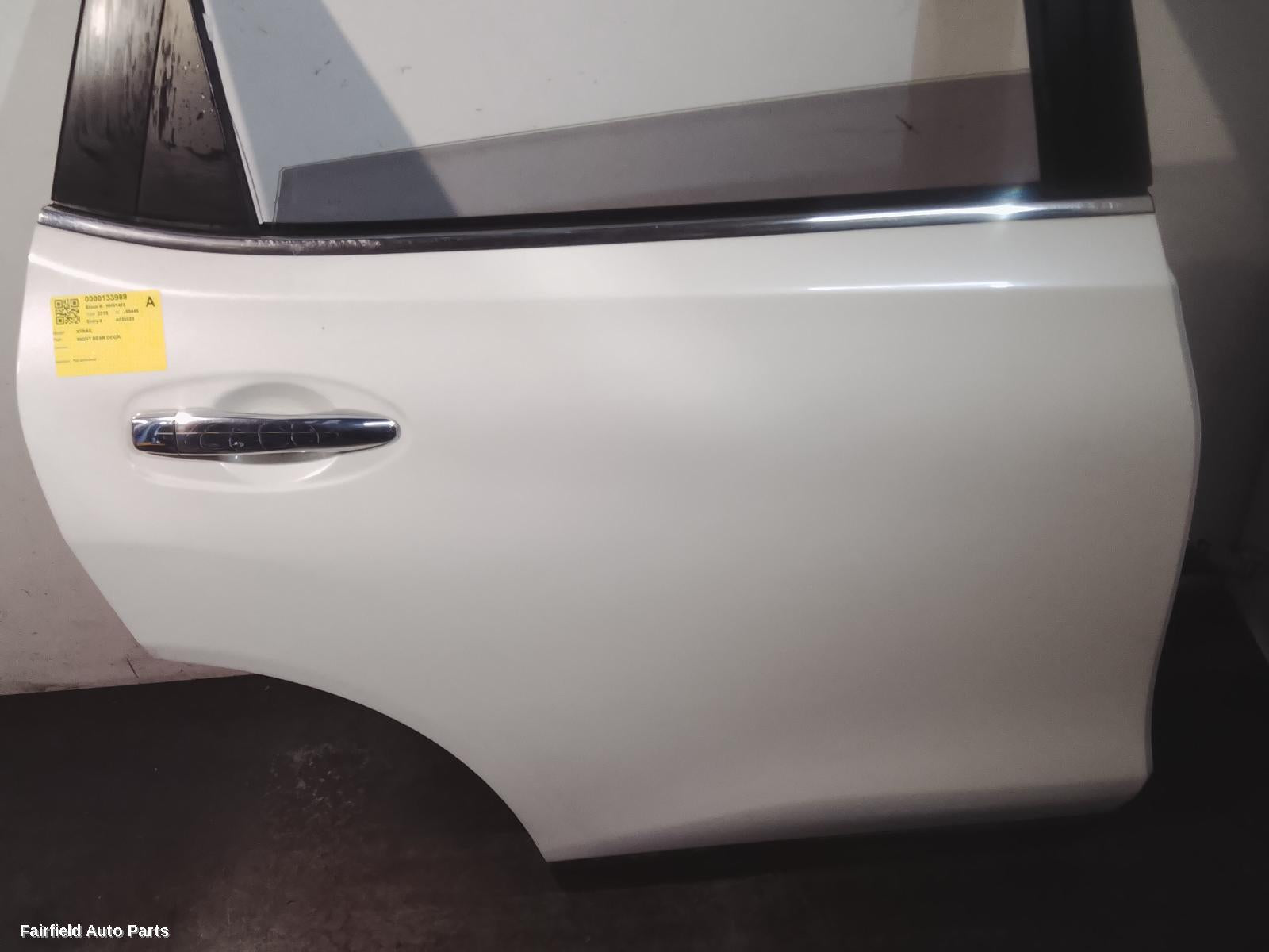 2014-2022 Nissan Xtrail Right Rear Door Sliding